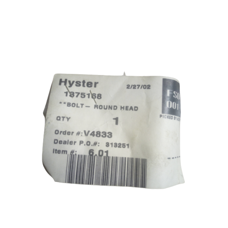NEW BOLT ROUND HEAD 137-5168