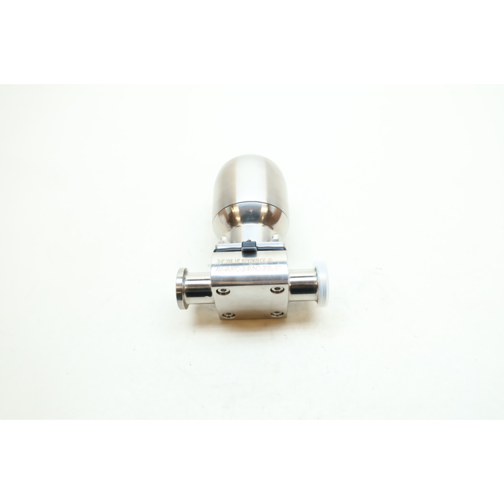 AV-4MIPC-3/4VNO-316L-ET Diaphragm Valve Pneumatic Tri-clamp Sanitary 3/4in