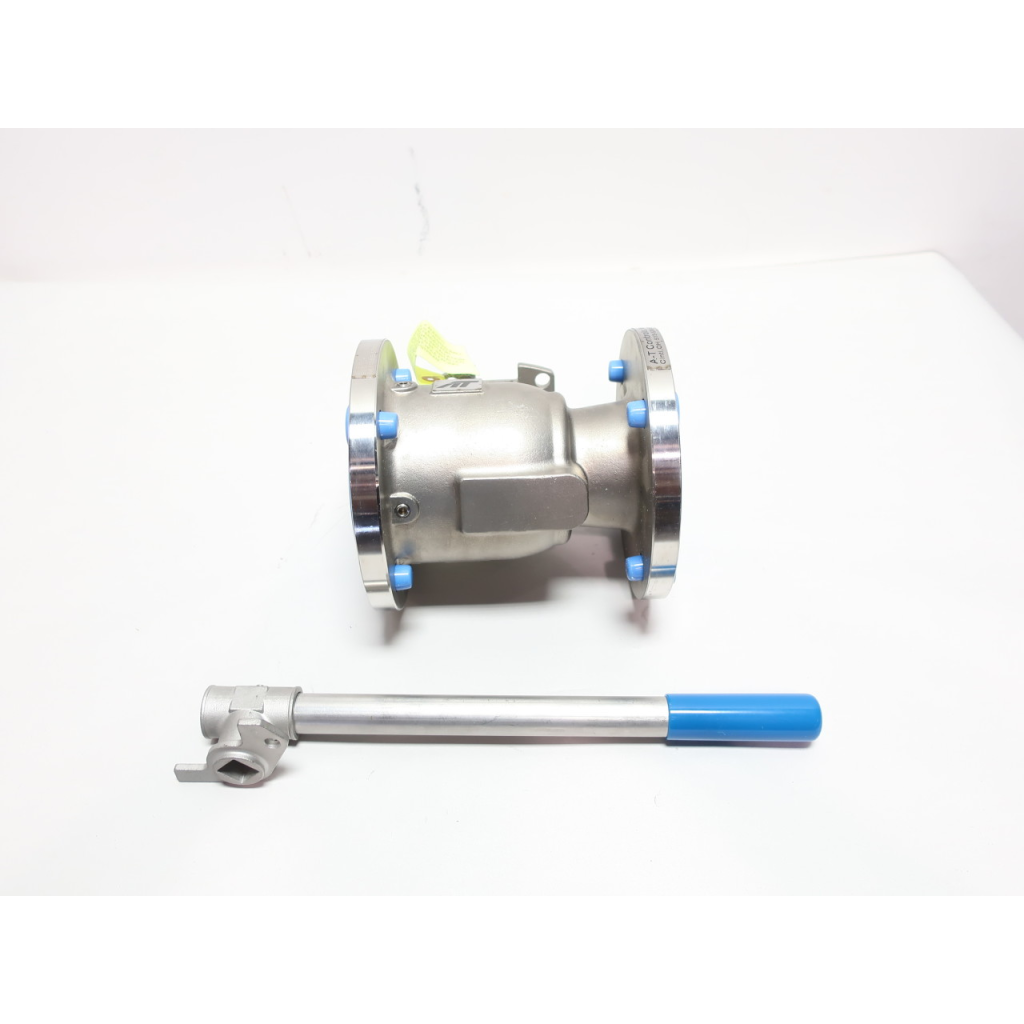 A-t Controls F91-F1 Manual Stainless Flanged Ball Valve 3in