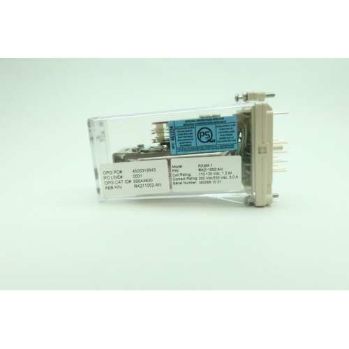 Abb RXMA 1 RK 211 052-AN Auxiliary Relay 110-125v-ac