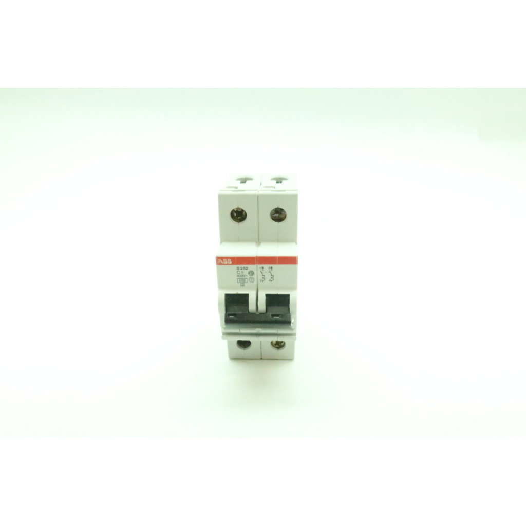 Abb S 252 C 6 Circuit Breaker 6a 2p 400v-ac
