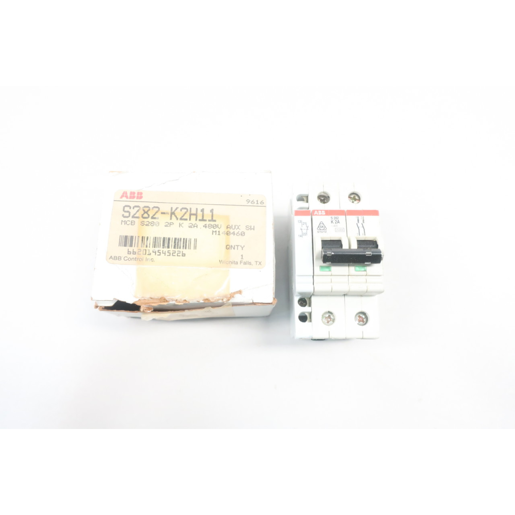 Abb S282-K2H11 Molded Case Circuit Breaker 2p 2a 480v-ac