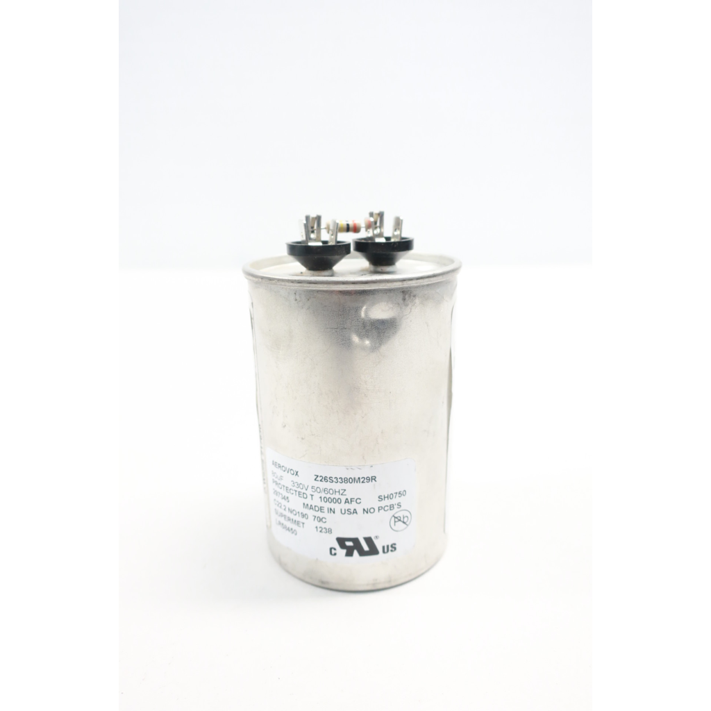 Aerovox Z26S3380M29R Capacitor 80uf 330v-ac