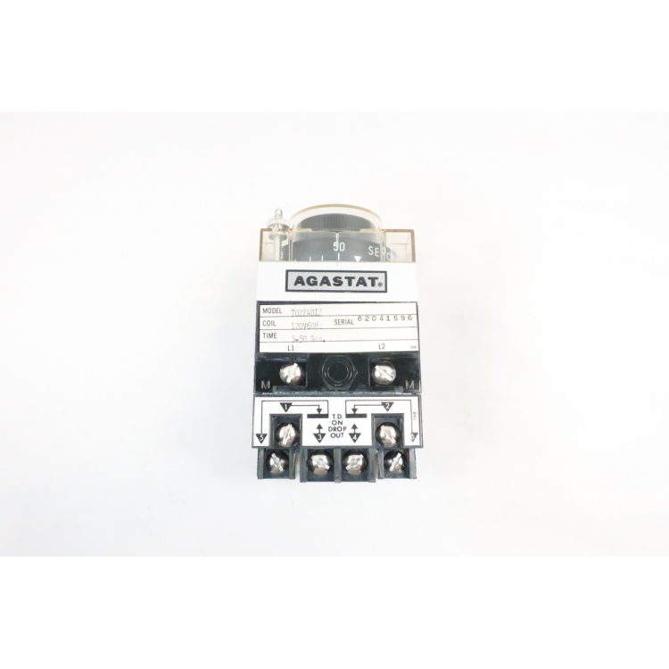 Agastat 7022ADI2 Time Delay Relay 5-50 Sec 120v-ac