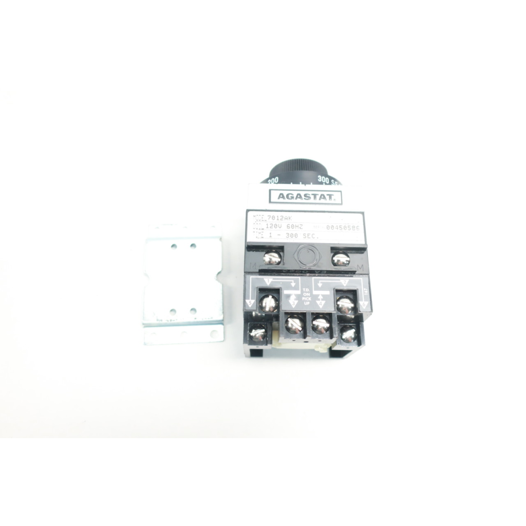 Agastat 7012AK Time Delay Relay 1-300sec 120v-ac