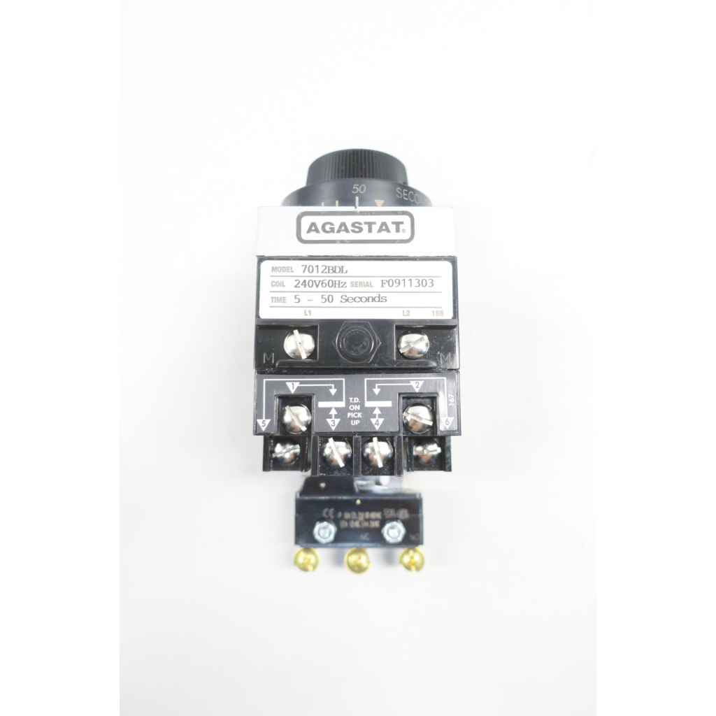 Agastat 7012BDL Time Delay Relay 5-50sec 240v-ac