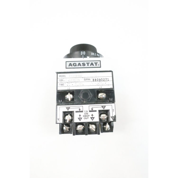 Agastat E7022AH002 Time Delay Relay 3-30min 120v-ac
