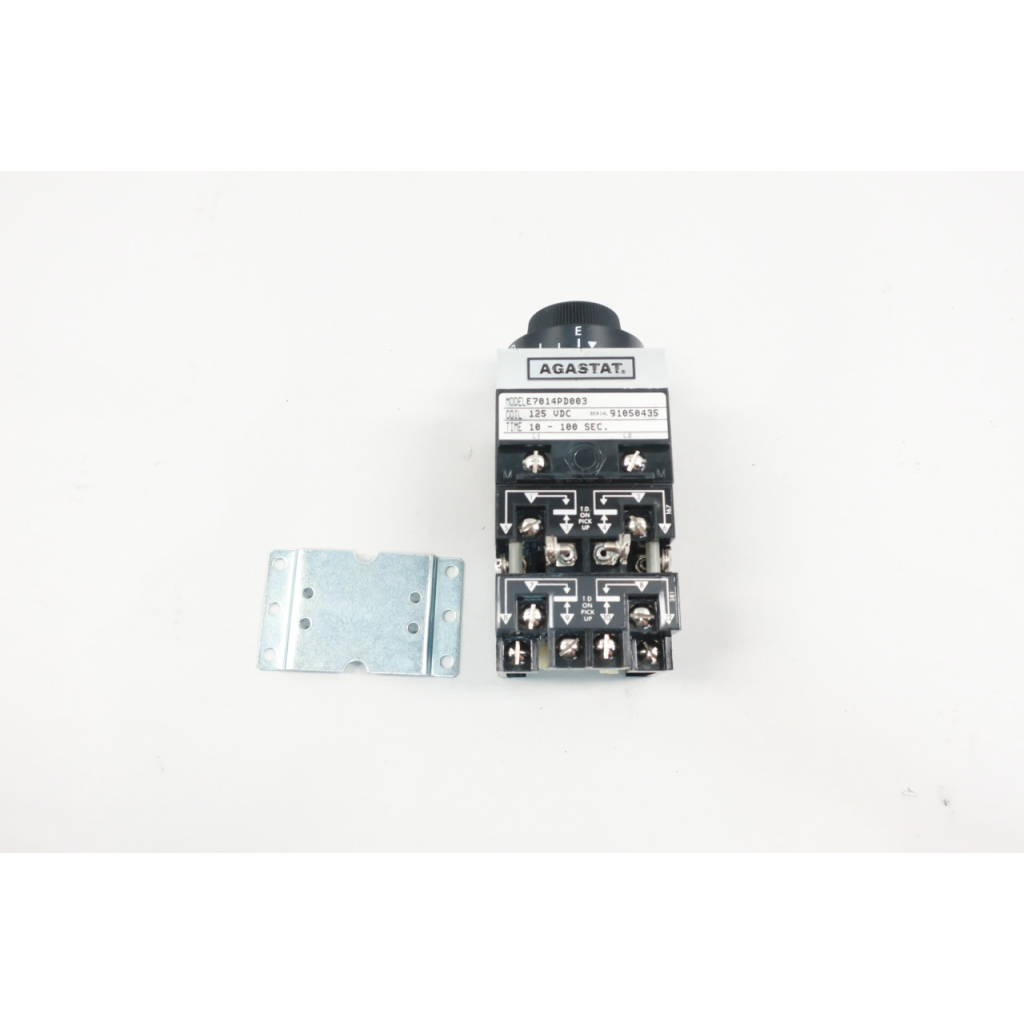 Agastat E7014PD003 Time Delay Relay 10-100sec 125v-dc
