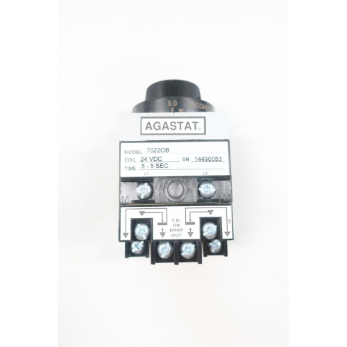 Agastat 7022OB Time Delay Relay 0.5-5sec 24v-dc