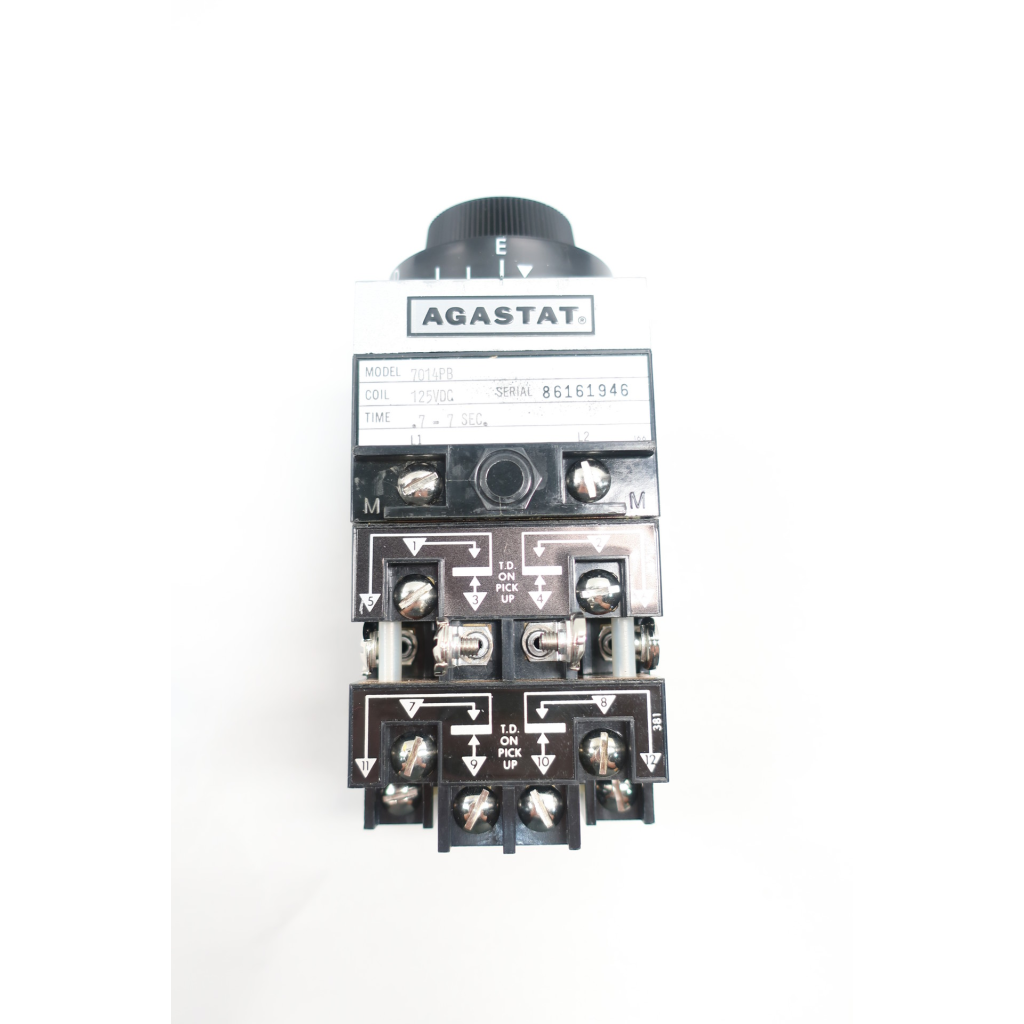 Agastat 7014PB Time Delay Relay 0.7-7sec 125v-dc