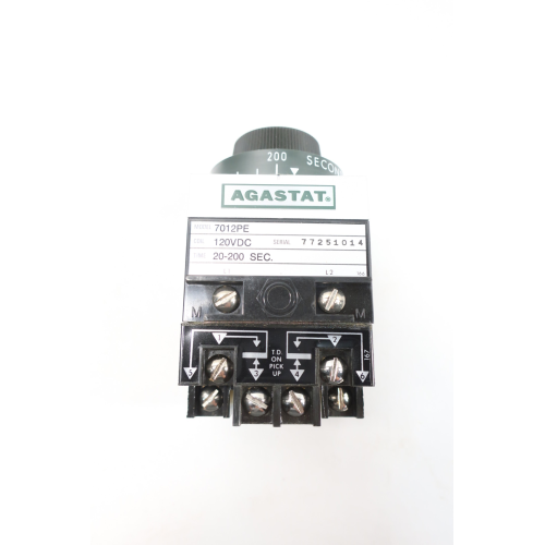 Agastat 7012PE Time Delay Relay 20-200sec 125v-dc