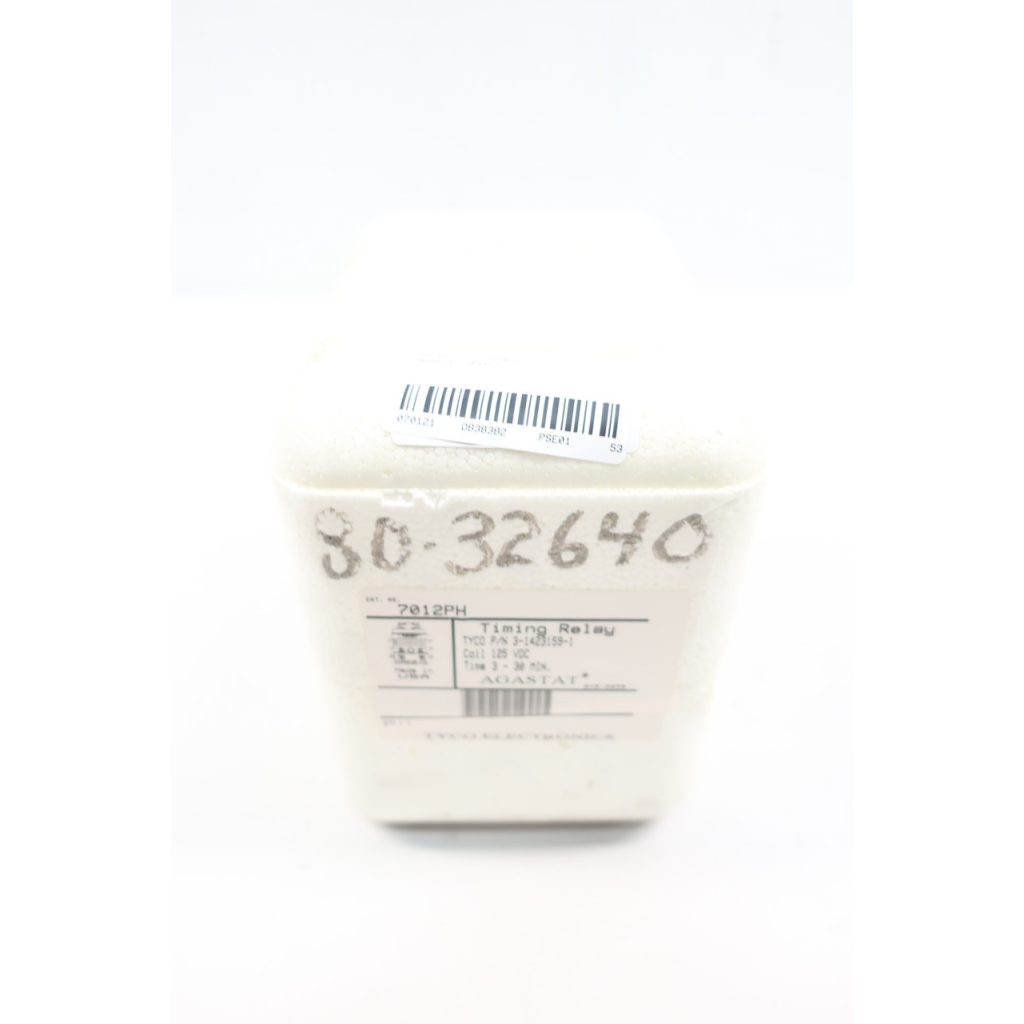 Agastat 7012PH Time Delay Relay 3-30min 125v-dc