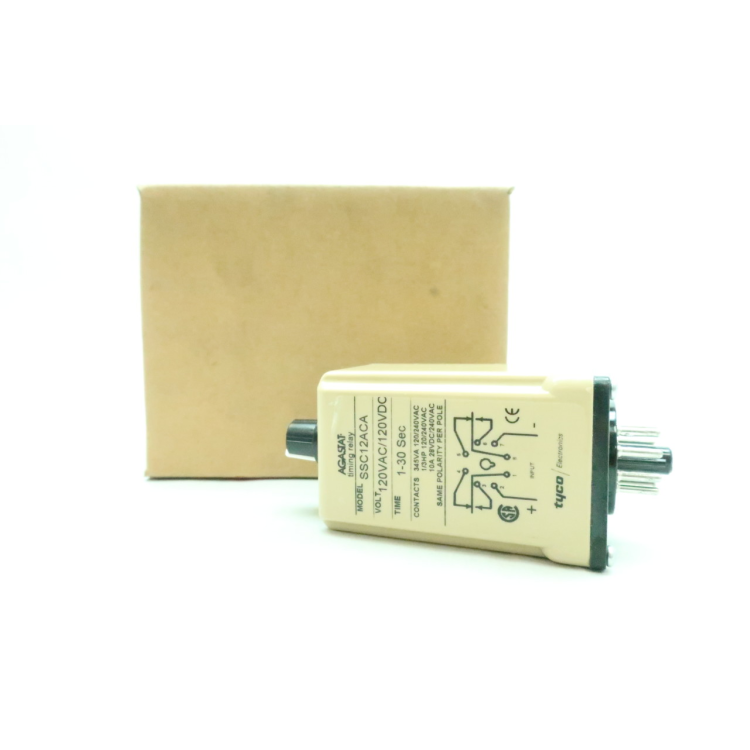 Agastat SSC12ACA Timing Relay 1-30sec 120v-ac