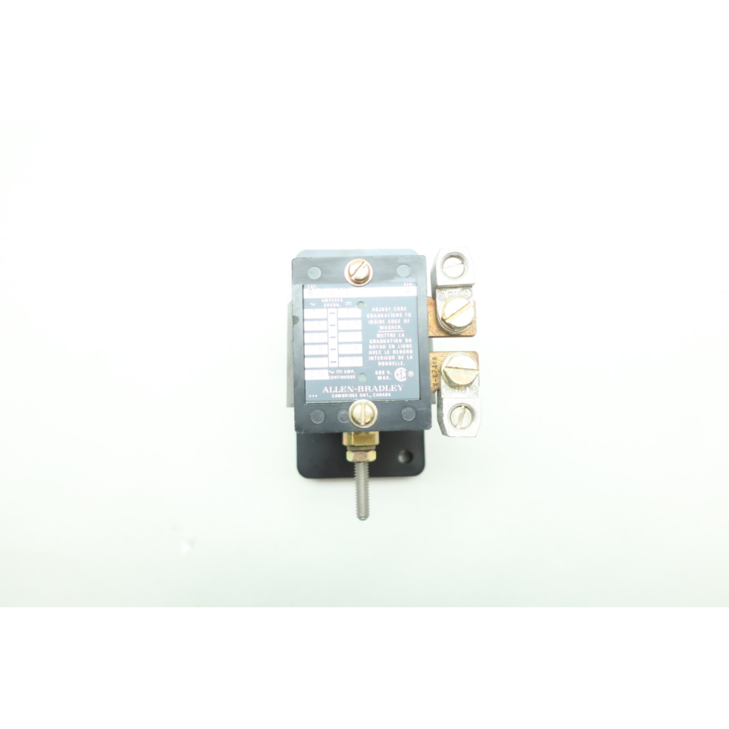 Allen Bradley 809-A01E Trip Current Relay Ser A