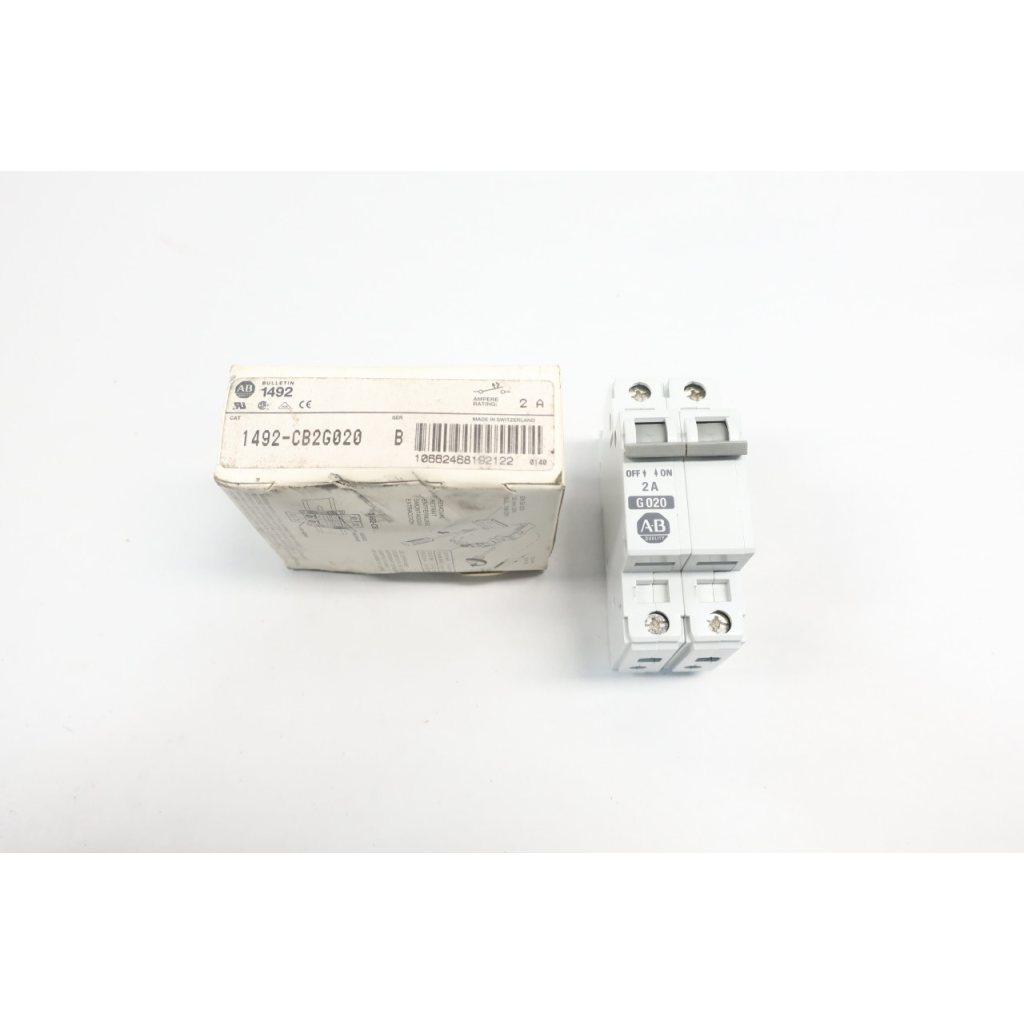 Allen Bradley 1492-CB2G020 Miniature Circuit Breaker 2p 2a 480v-ac