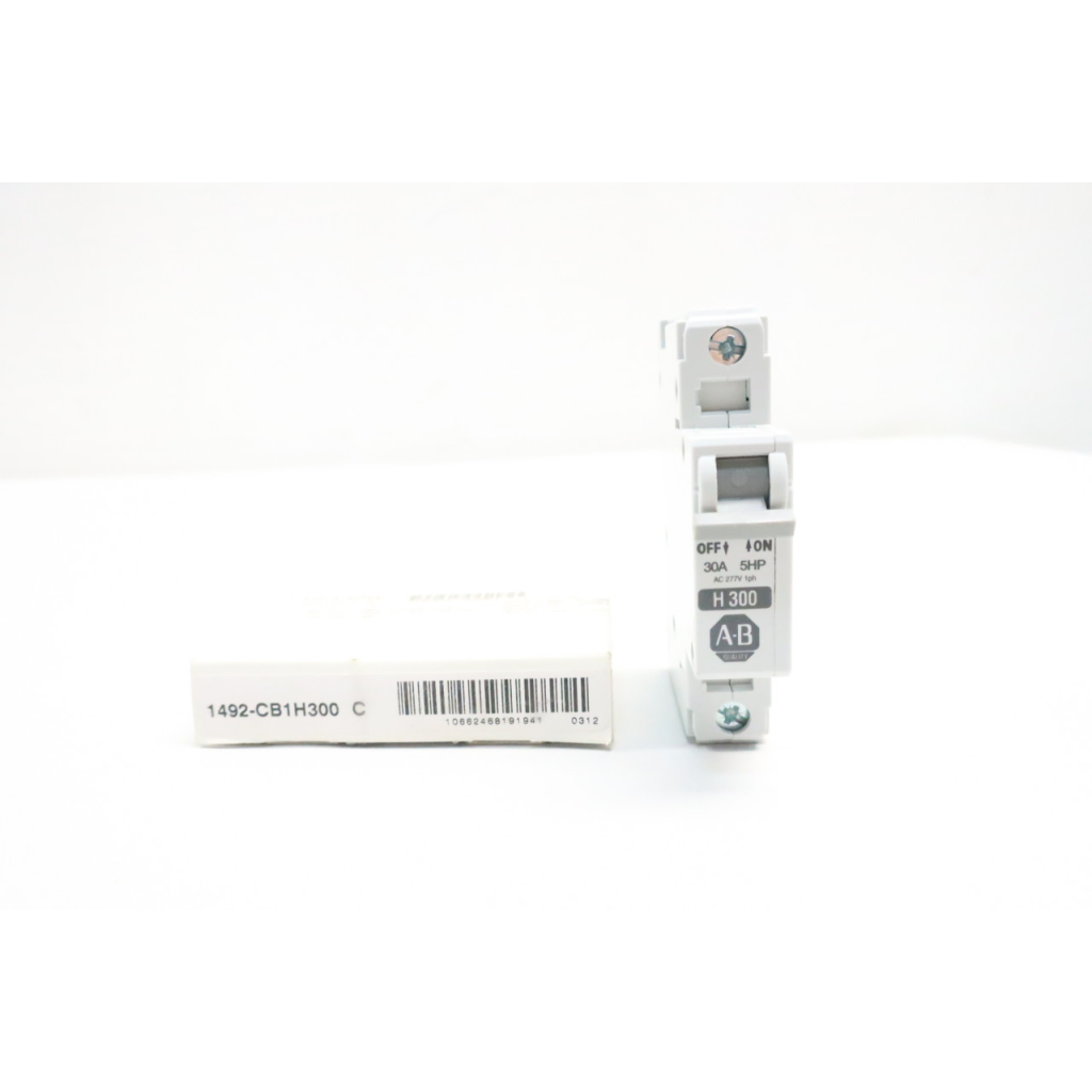 Allen Bradley 1492-CB1H300 30a 1p Molded Case Circuit Breaker 277vac
