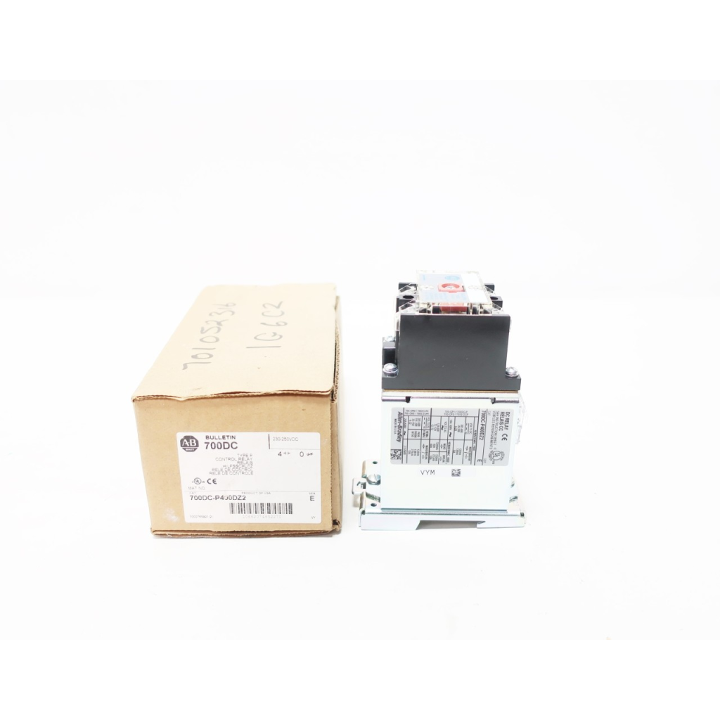 Allen Bradley 700DC-P400DZ2 Type P 230-250v-dc Control Relay