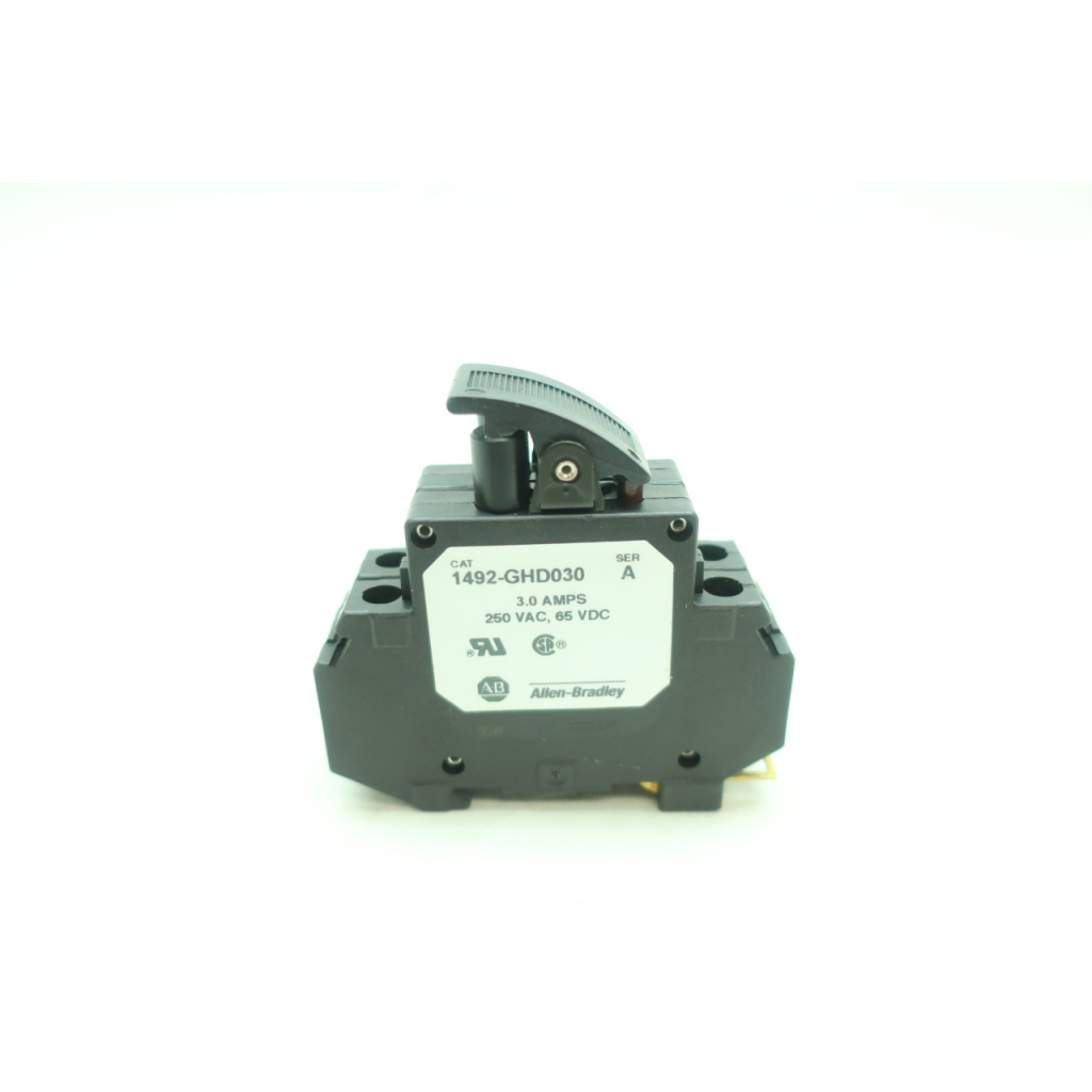 Allen Bradley 1492-GHD030 Miniature Circuit Breaker 1p 3a 250v-ac