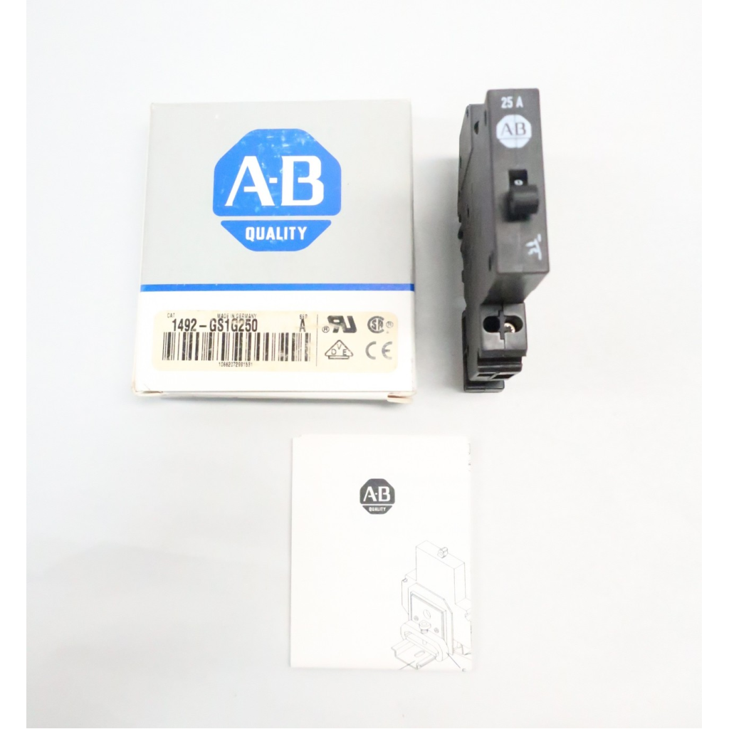 Allen Bradley 1492-GS1G250 Circuit Breaker 25a 1p 277v-ac Ser A