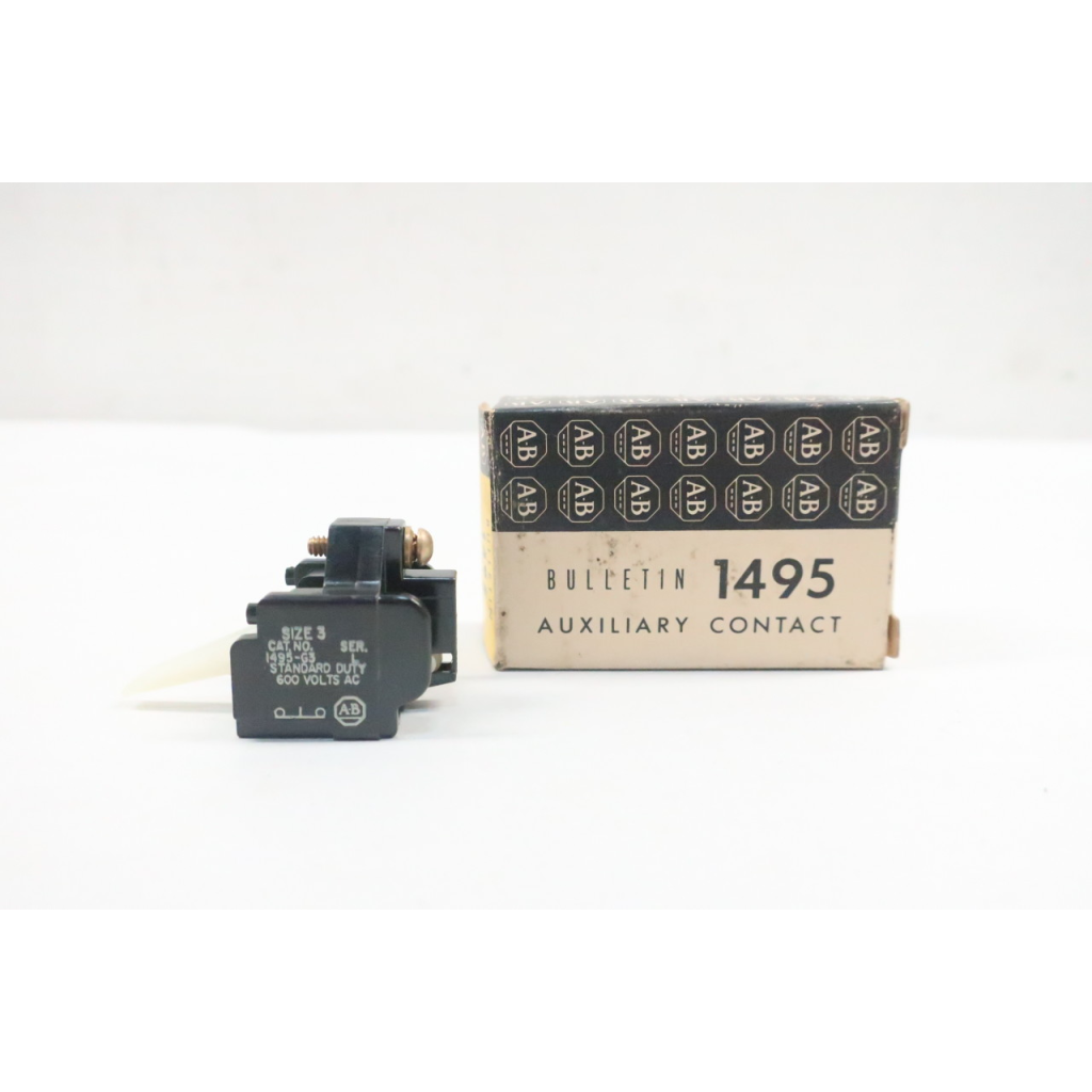 Allen Bradley 1495-G3 Auxiliary Contact Block Ser L