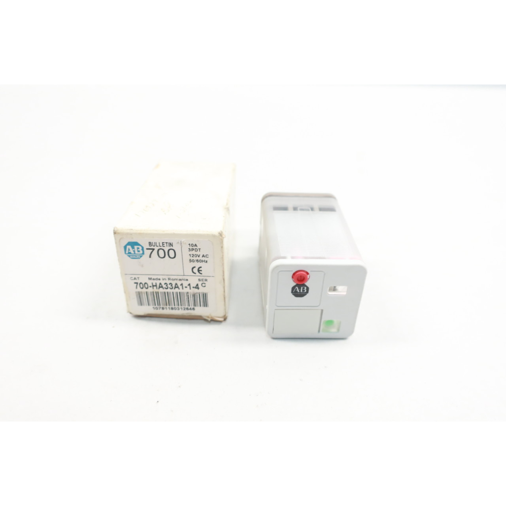 Allen Bradley 700-HA33A1-1-4 3pdt Relay 120v-ac Ser C