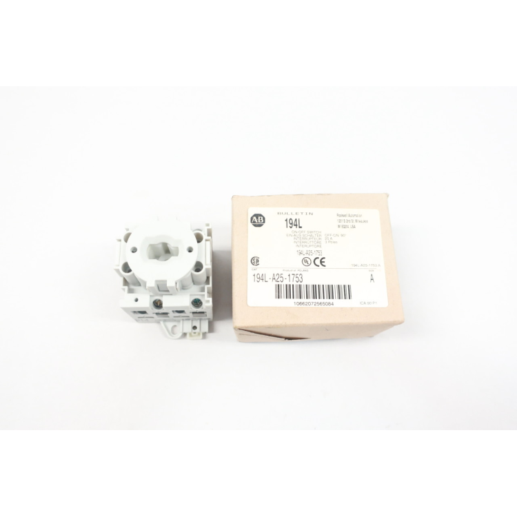Allen Bradley 194L-A25-1753 On-off Switch 3p 25a 600v-ac Ser A