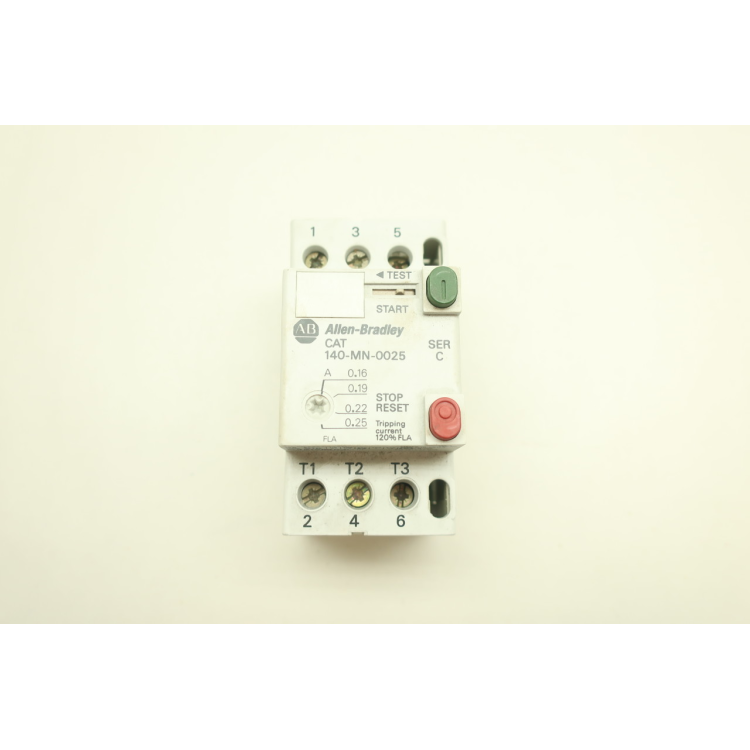 Allen Bradley 140-MN-0630 Manual Starter 4-6.3a Amp 15hp