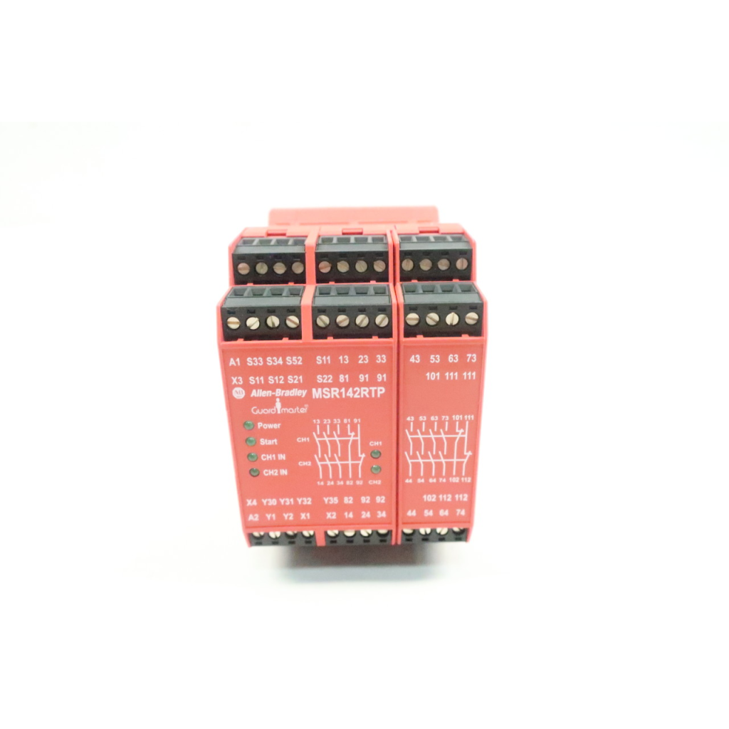 Allen Bradley MSR142RTP 440R-G23216 Guardmaster Safety Relay 24v-ac/dc