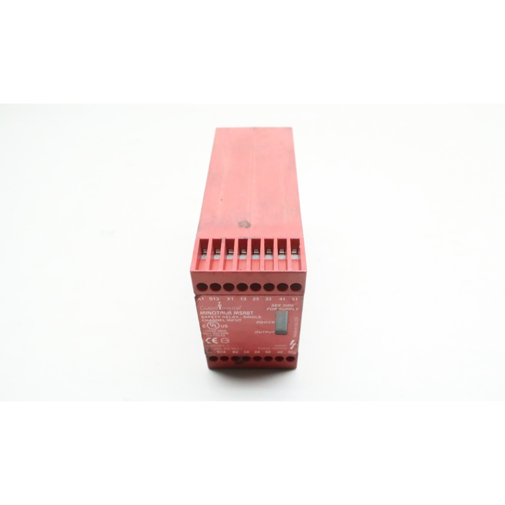 Allen Bradley MSR8T Guard Master Safety Relay Single Channel Input 24v-ac/dc