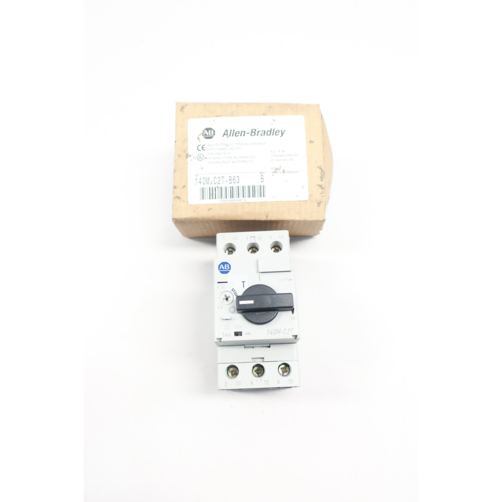 Allen Bradley 140M-C2T-B63 Manual Starter 4-6.3a 5hp Ser B