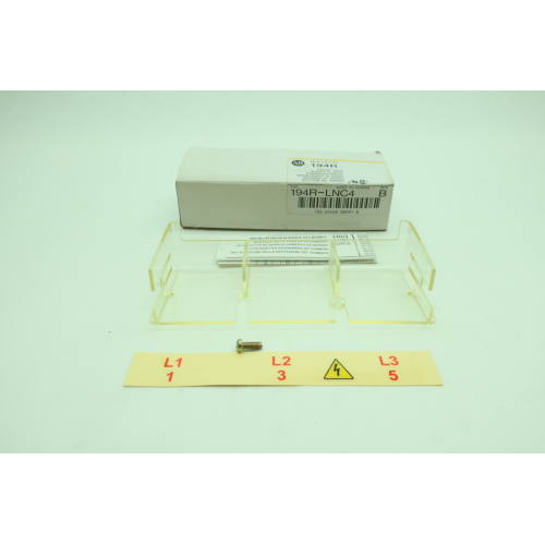 Allen Bradley 194R-LNC4 Clear Terminal Shield Ser B
