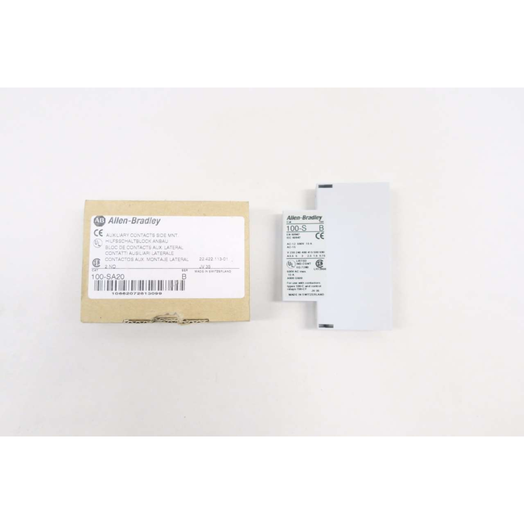 Allen Bradley 100-SA20 Auxiliary Contact Ser B