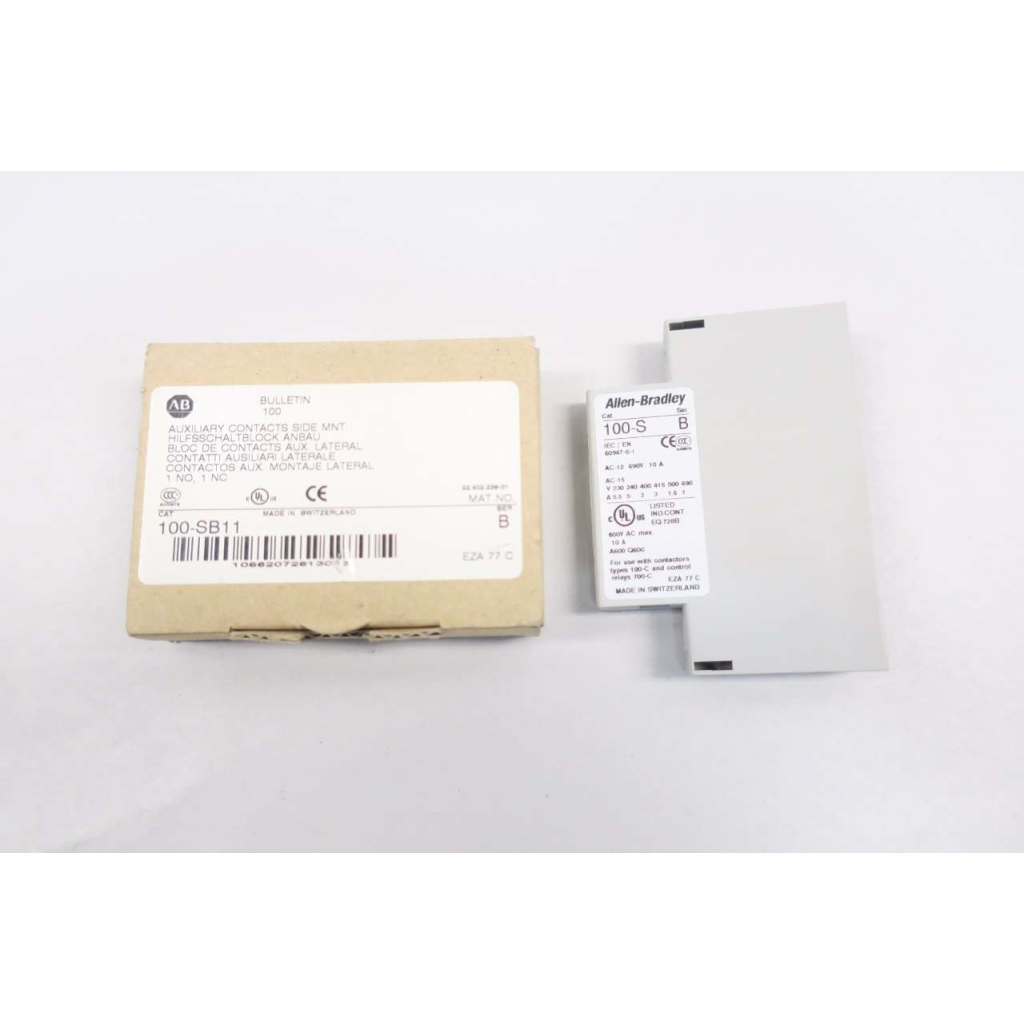 Allen Bradley 100-SB11 Auxiliary Contact Block Ser B