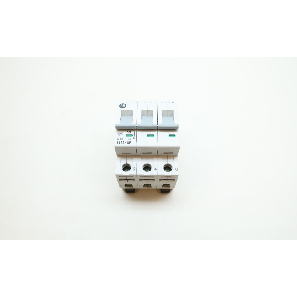 Allen Bradley 1492-SP3C100 Molded Case Circuit Breaker Ser C 3p 10a Amp 415v-ac