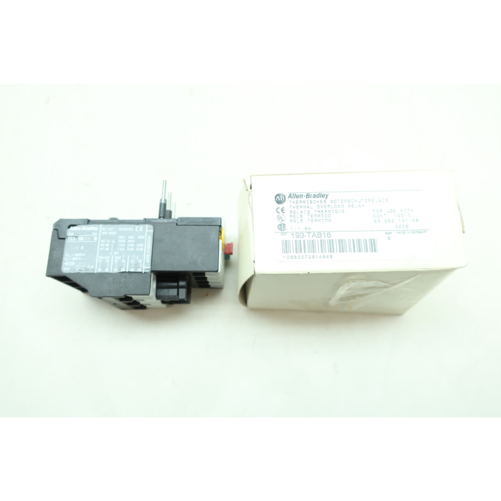 Allen Bradley 193-TAB16 Overload Relay 1-1.6a Ser B