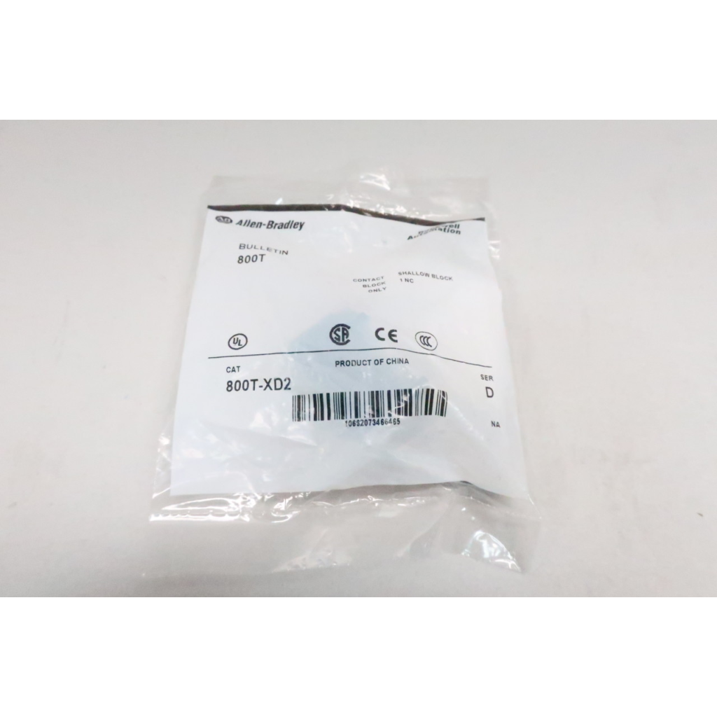 Allen Bradley 800T-XD2 Contact Block Ser D