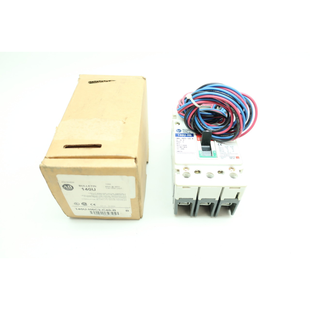 Allen Bradley 140U-H6C3-C40-B Molded Case Circuit Breaker 3p 25a 480v-ac