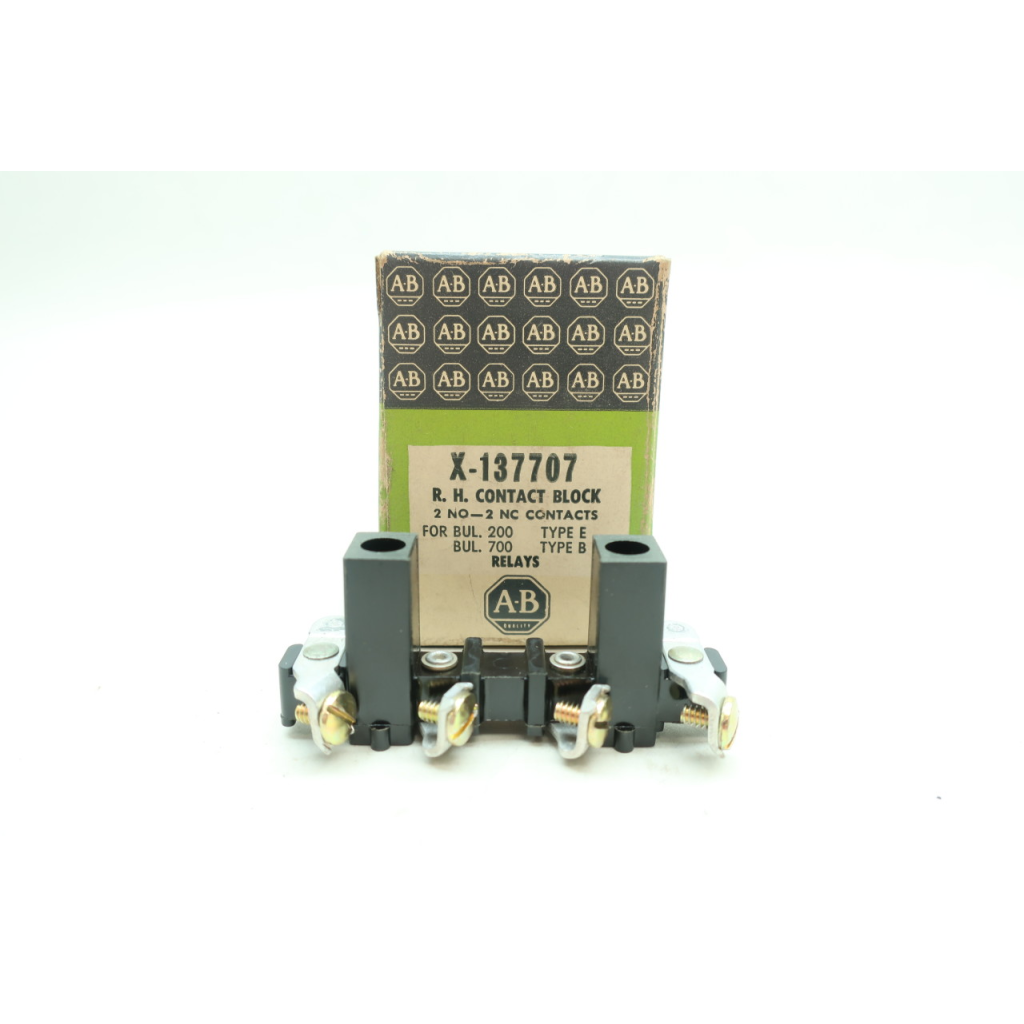 Allen Bradley X-137707 R.h. Contact Block