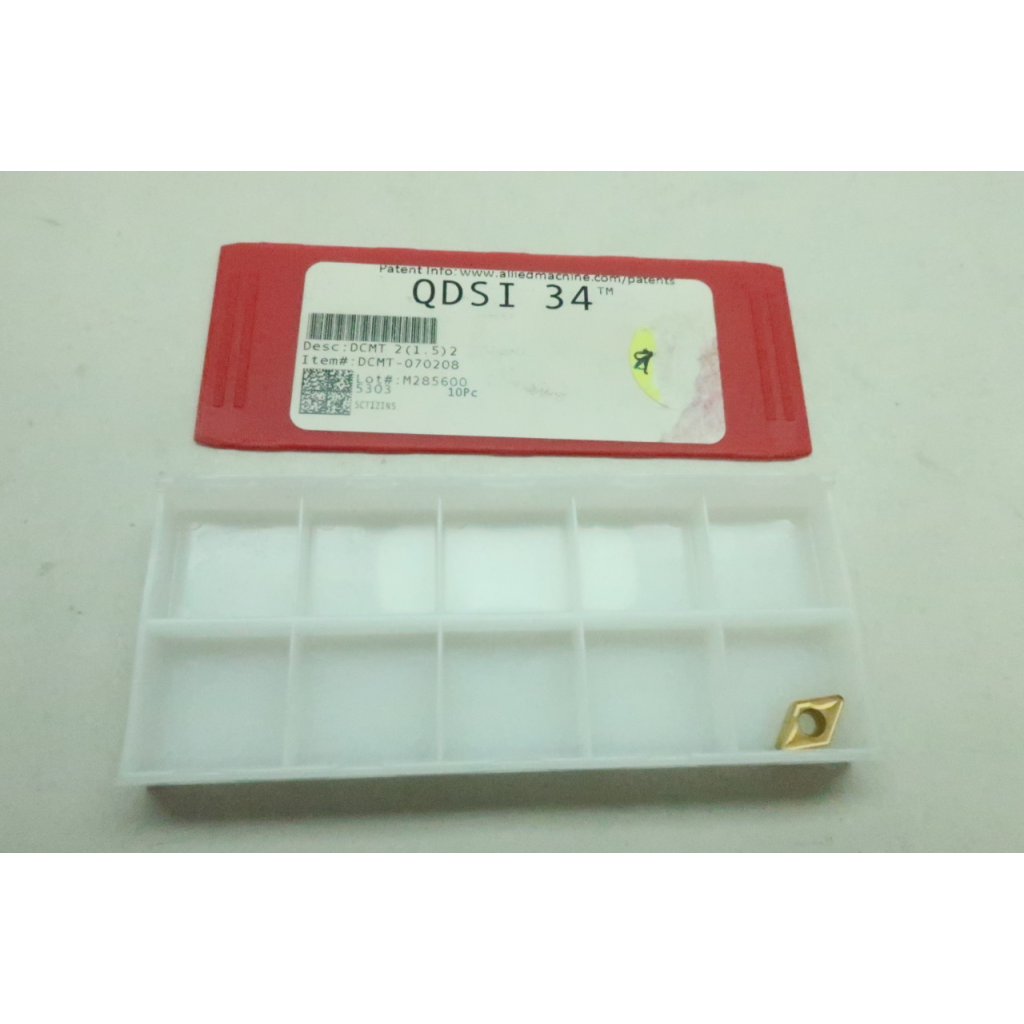 Allied Machine & Engineering DCMT 2(1.5)2 DCMT-070208 Carbide Insert