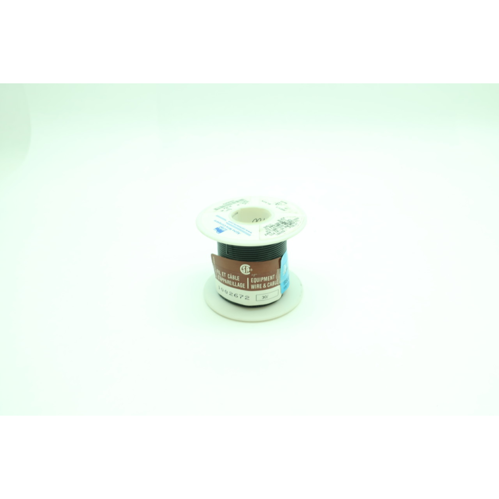 Alpha Wire 3051/1 Black Appliance Wire 22awg Solid Tc 100ft