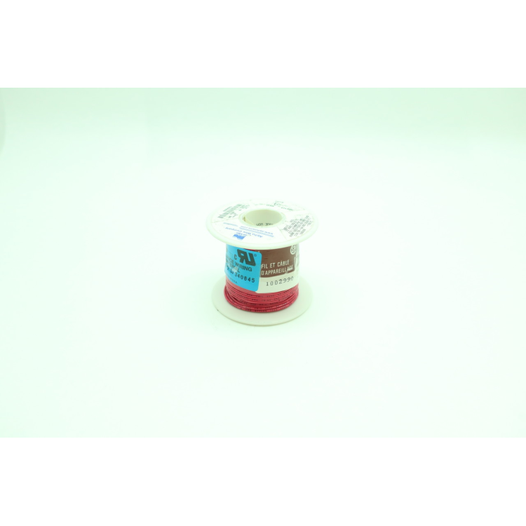 Alpha Wire 3051/1 Red Appliance Wire 22awg Solid Tc 100ft