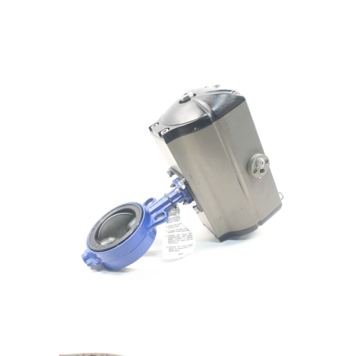 Amri Ksb 3T6K6XV Pneumatic Iron Wafer Butterfly Valve 4in