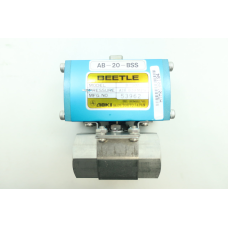 Aoki B-100 Pneumatic Stainless Ball Valve 3/4in Npt