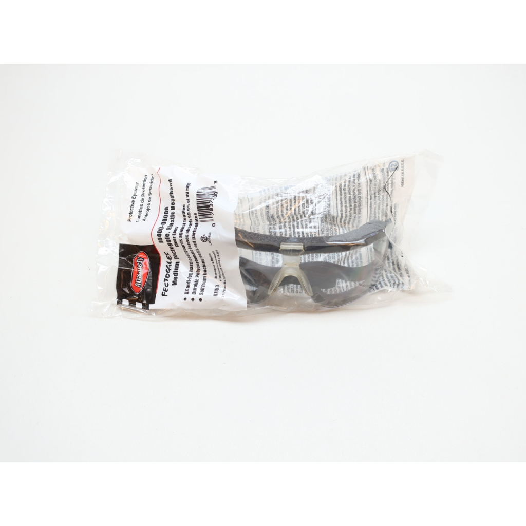 Aosafety 16400-00000 Medium Clear Fectoggle Safety Goggles