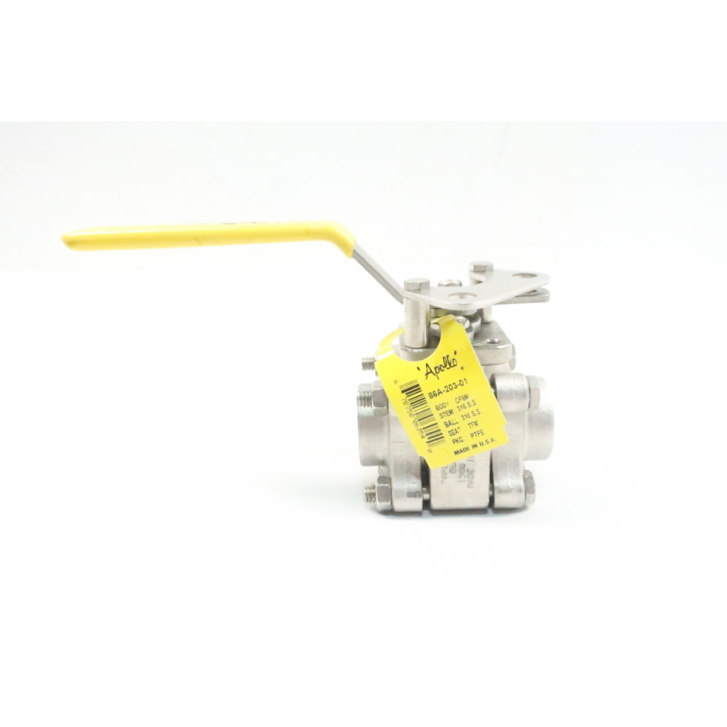 Apollo 86A-203-01 Manual Stainless Socket Weld Ball Valve 1/2in