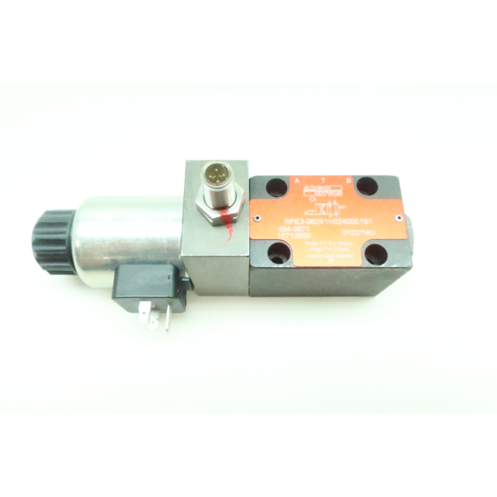 Argo RPE3-062R11/02400E1S1 Hydraulic Control Valve 350bar 24v-dc