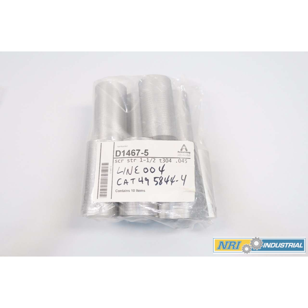 Armstrong D1467-5 Pack Of 10 Valve Strainers 1-1/2in Stainless