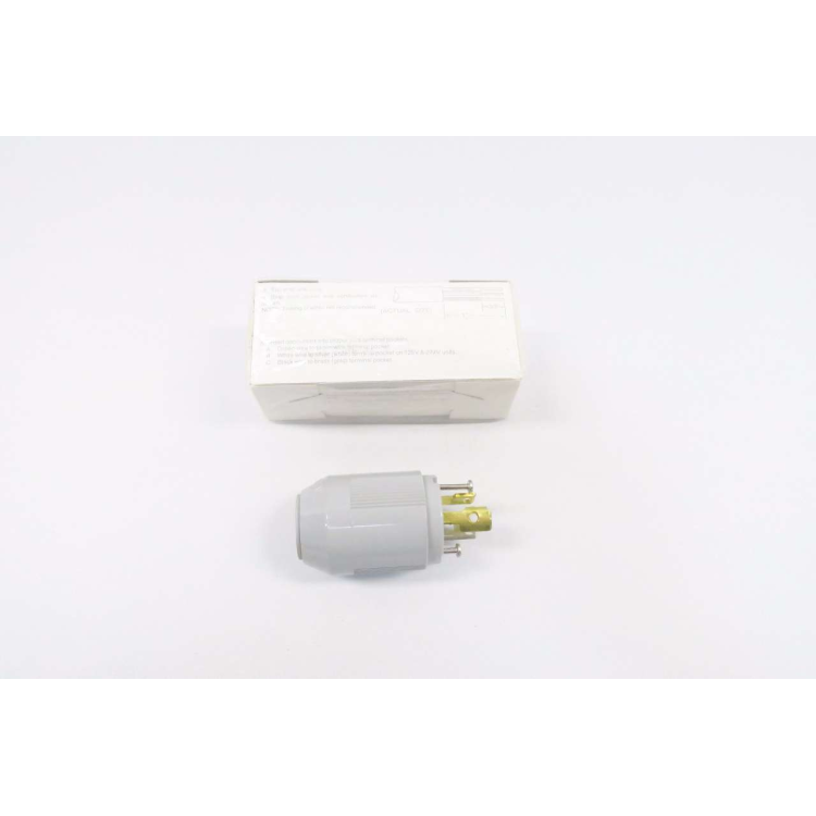 Arrow-hart 4721N Autogrip Gray 125v-ac 15a Amp 3w 2p Plug