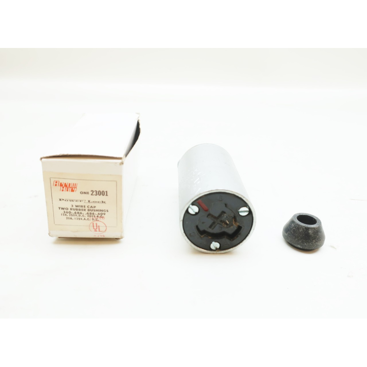 Arrow-hart 23001 Power Lock 3w Cap 250v-ac Connector