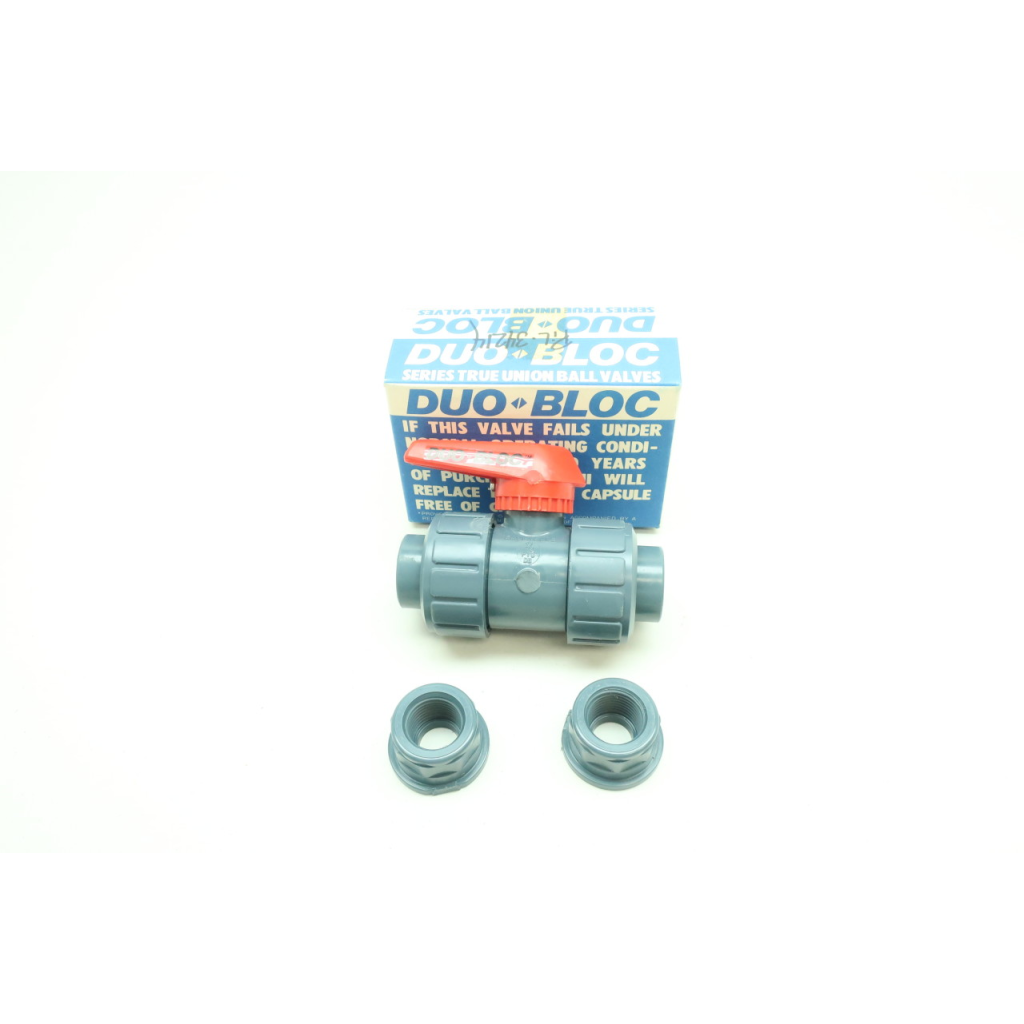 Asahi Duo-bloc Manual Pvc Ball Valve 1/2in